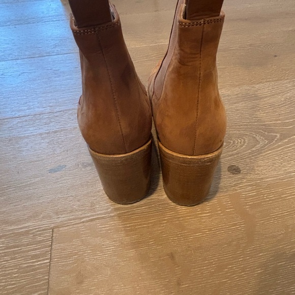 Jenni Kayne Brown Leather Ankle Boots - Picture 4 of 5